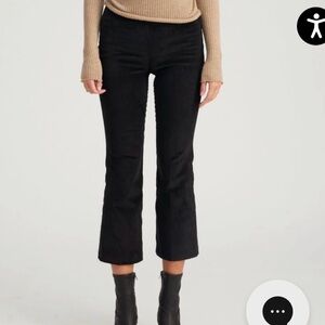Black Boot Cut Corduroy Pants